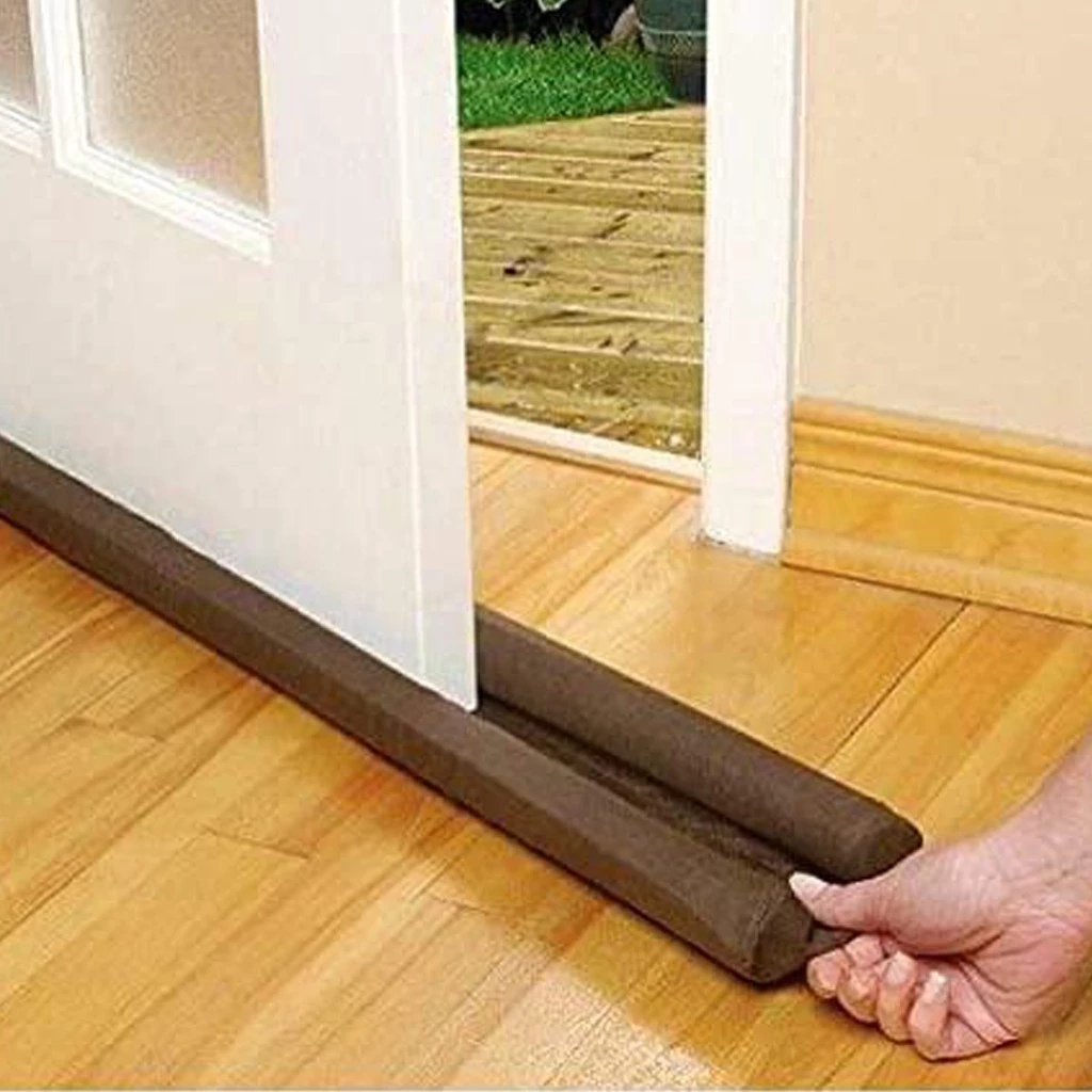 Veda Porta Protetor de 70cm 80cm 90cm e 100cm Rolinho Impermeável Vedação De Porta Duplo Para Não Entra Bicho Vedapó