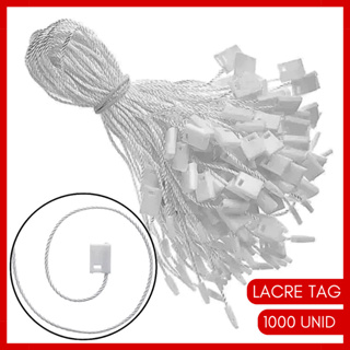 1000 Lacre Cordão Tag Para Etiquetas de  Roupa Autenticidade em Oferta na Shopee