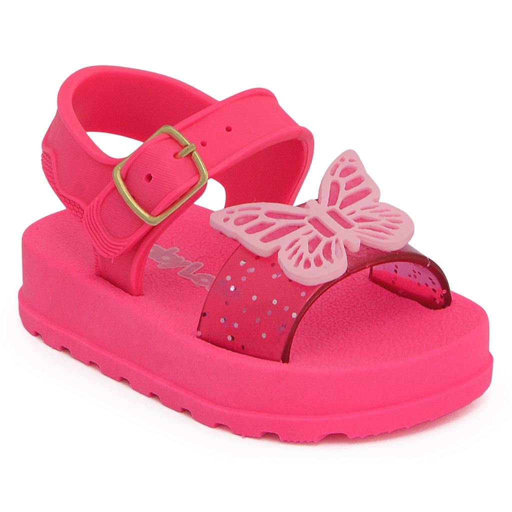 Sandalia Bebê Menina Casual Papete Infantil Ajustável Confortável em Oferta na Shopee