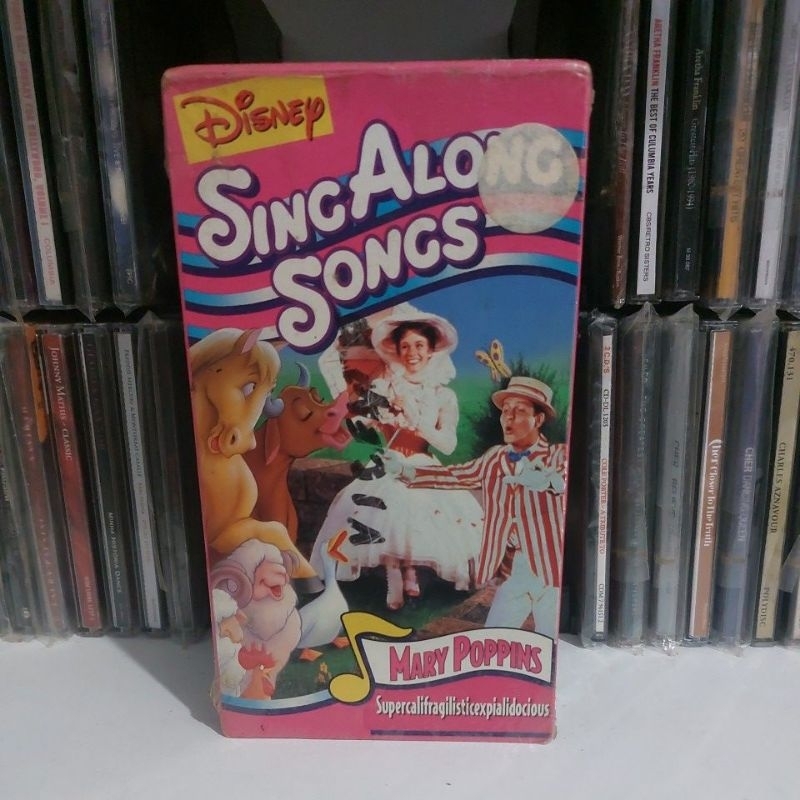 VHS Disney Sing-A-Long Songs - Mary Poppins (Importada/Lacrada)