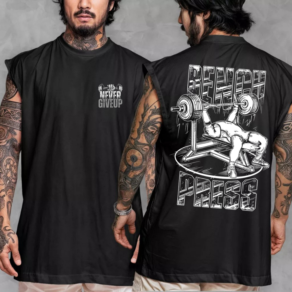 Camiseta Oversized Regata Moda Academia Musculação Tecido Leve Confortável