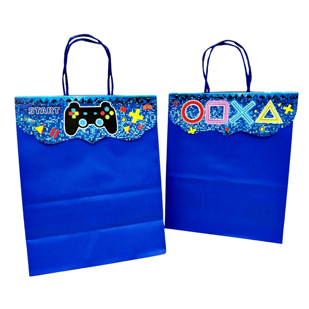 Lapela pra sacolinha Vídeo Game Sacolinha Temática Game Pacote com 10 Unidades Lembrancinha Gamer.