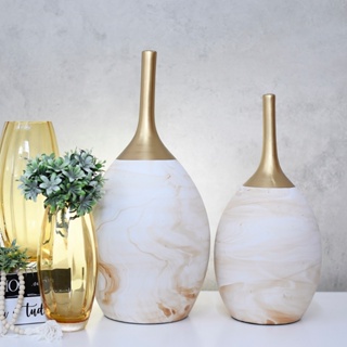 Vasos 2 GRANDE Chão Peças Kit Enfeites Cerâmica Sala Conjunto Elegante Decorativas Rack Centro Mesa em Oferta na Shopee