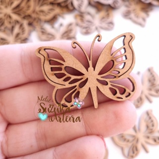 Borboletas mdf 3mm corte a laser 4,5cm X 3,3cm em Oferta na Shopee