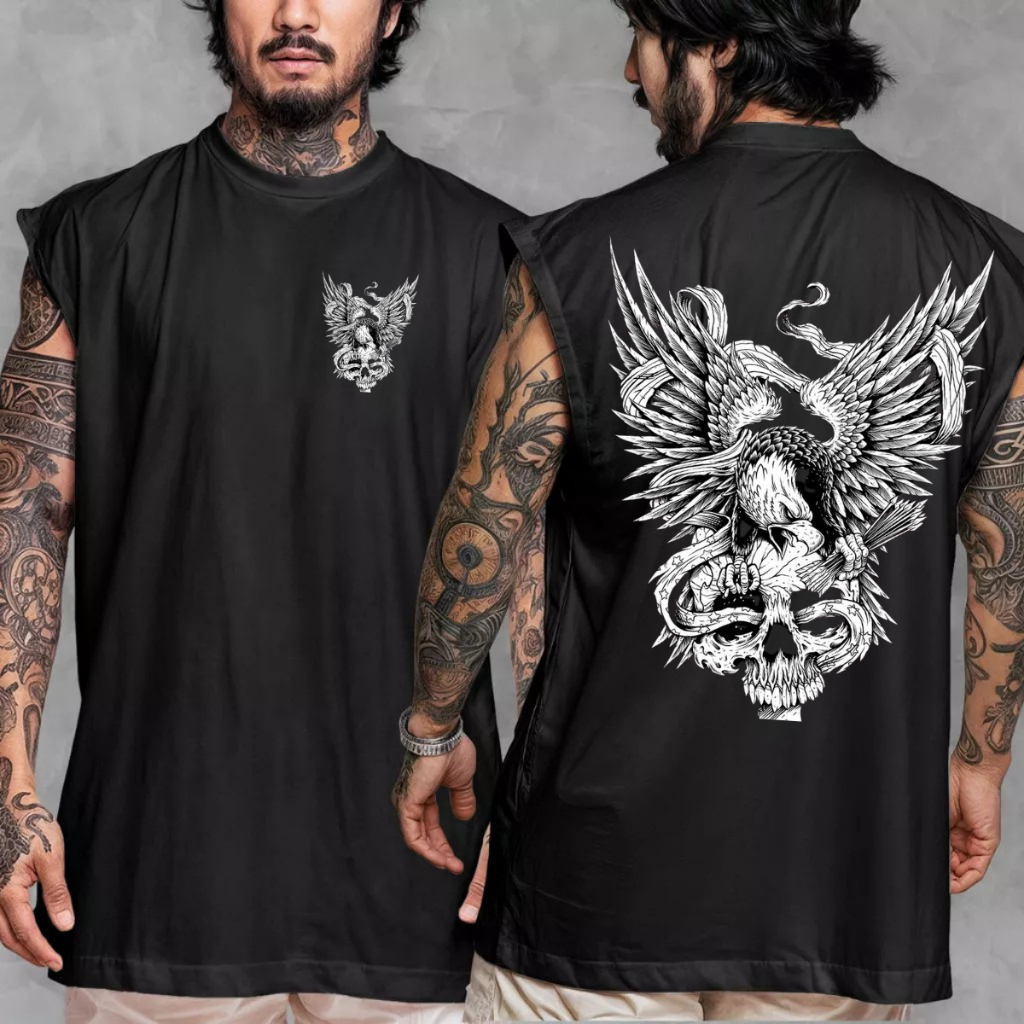 Camiseta Oversized Masculina Regata Streetwear 100% Algodão Premium