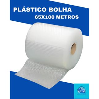 Plástico Bolha 100 Metros Bobina 65x100 em Oferta na Shopee