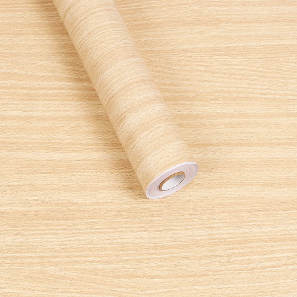 Papel de Parede Madeira Pinus Adesivo 10m Vinilico Lavável Móveis Envelopamento Sala Cozinha Quarto Reforma Revestimento