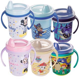 Caneca Trio com Alça e Tampa para Bico Disney Mickey Minnie Mundo Bita Batman Patrulha Canina 330 ml Plasútil em Oferta na Shopee