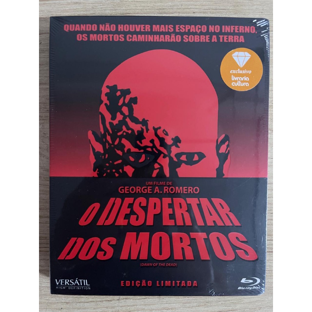 Blu-ray O Despertar dos Mortos - 1a. tiragem - George Romero - Lacrado