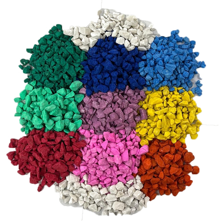 PEDRA COLORIDA PEDRISCO COLORIDO 950 g cada  P/ JARDINS ARTESANATO VASOS ESCOLHA SUA COR