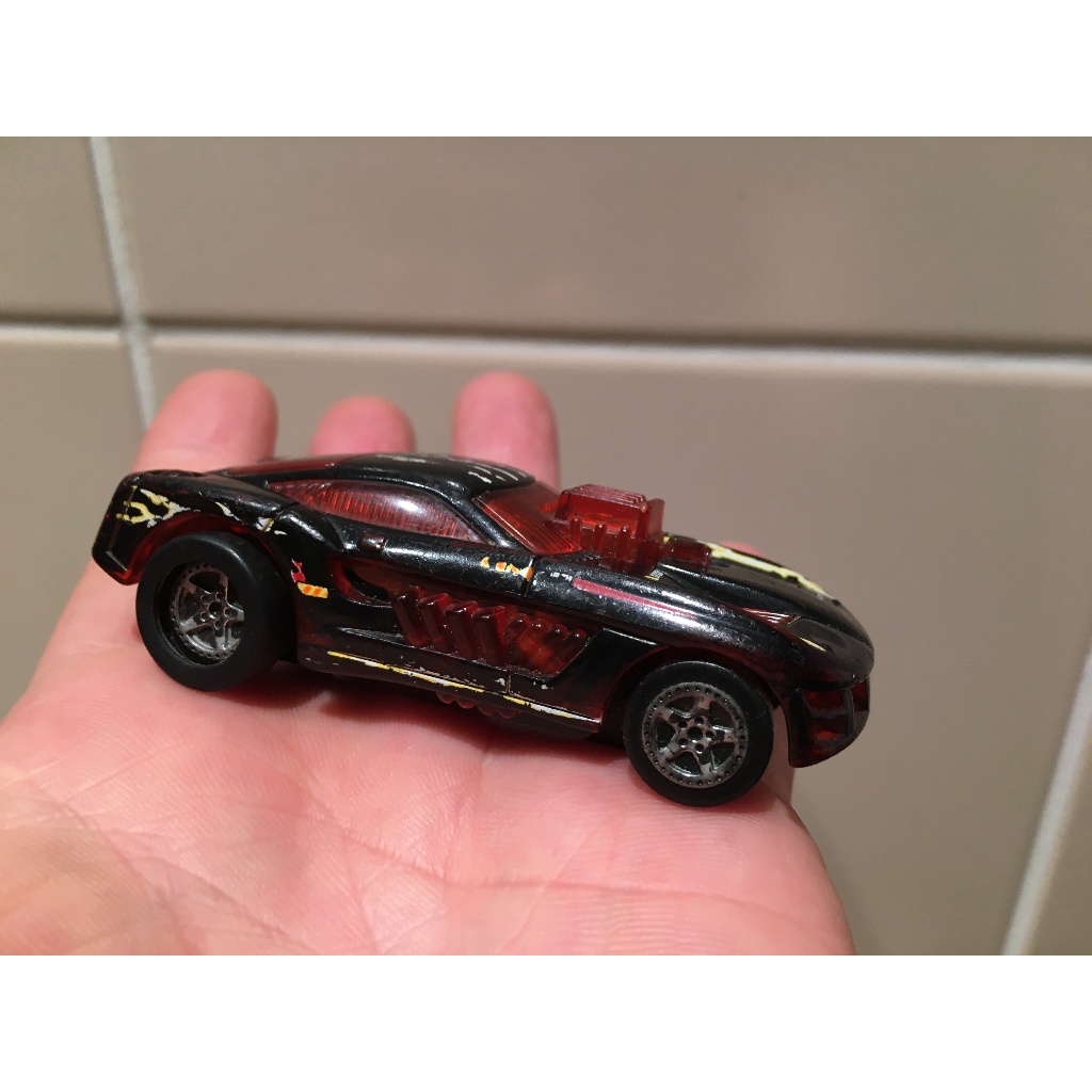 carrinho de pista autorama da Hot WHeels carro esportivo preto 1998 Mattel 3408wd