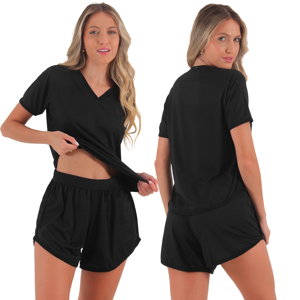 Pijama Feminino Soltinho Fadinha Cami Short Moda Feminina em Oferta na Shopee