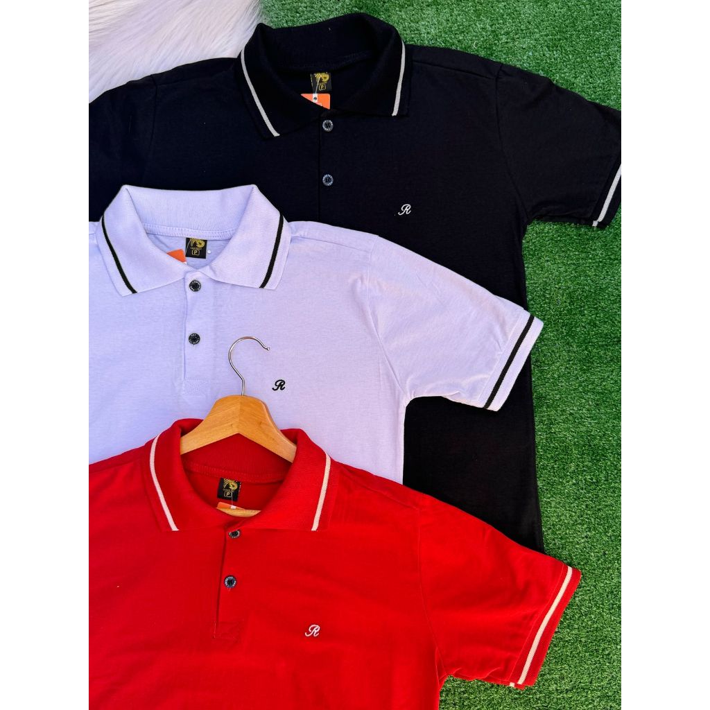Camiseta Masculina Adulto Algodão Gola Polo Masculino P, M, G e GG 100% Algodão Basica em Oferta na Shopee