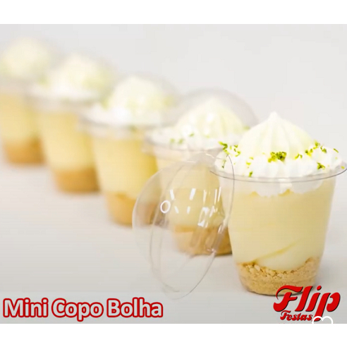 50 Un Mini Copo Bolha 25ml p/ Brigadeiro e Doces de Colher Marca FlipFestas em Oferta na Shopee