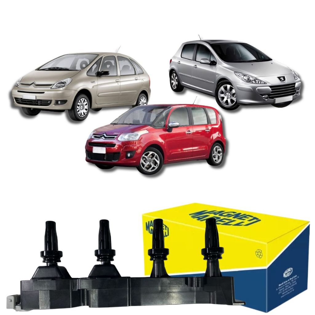 Bobina de Ignição Magneti Marelli Peugeot 307 206 1.6 2001 2017 em Oferta na Shopee