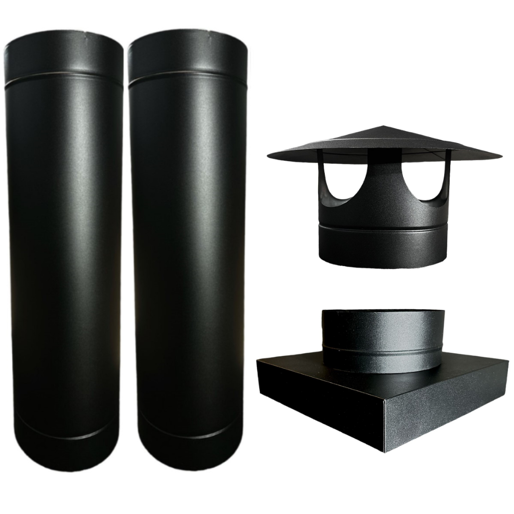 kit chaminé para churrasqueira pré moldada 200mm de diâmetro