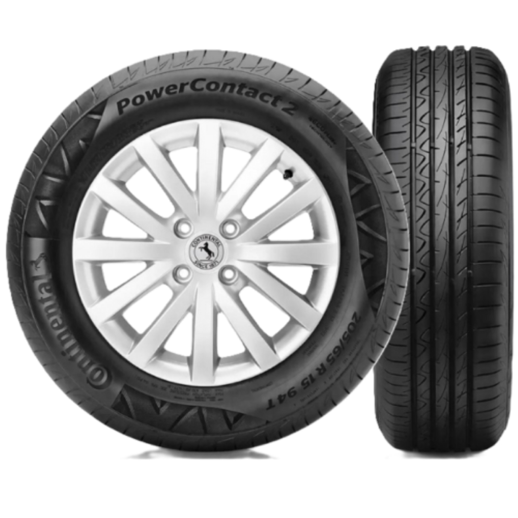 Kit De 2 Pneus Continental Aro15 185/65 R15 88h Powercontact2