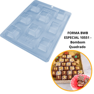 1~4 FORMA ESPECIAL TRAD. - BOMBOM QUADRADO 10551 (Bwb Especial) em Oferta na Shopee