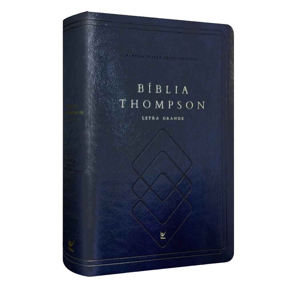 Bíblia Thompson de Estudo | AEC | Letra Grande | Capa Luxo Azul - Books & Magazines