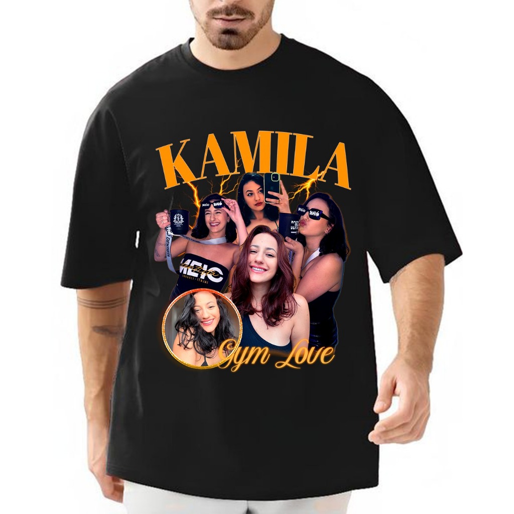 Camiseta Personalizada com Fotos e Nome | Algodão de Alta Qualidade | Tamanhos do P ao G3 em Oferta na Shopee