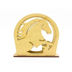 Kit 15 Porta-guardanapo em MDF Cru 3mm – Tema Cavalos - Aniversário Boiadeira - Tema Fazendinha