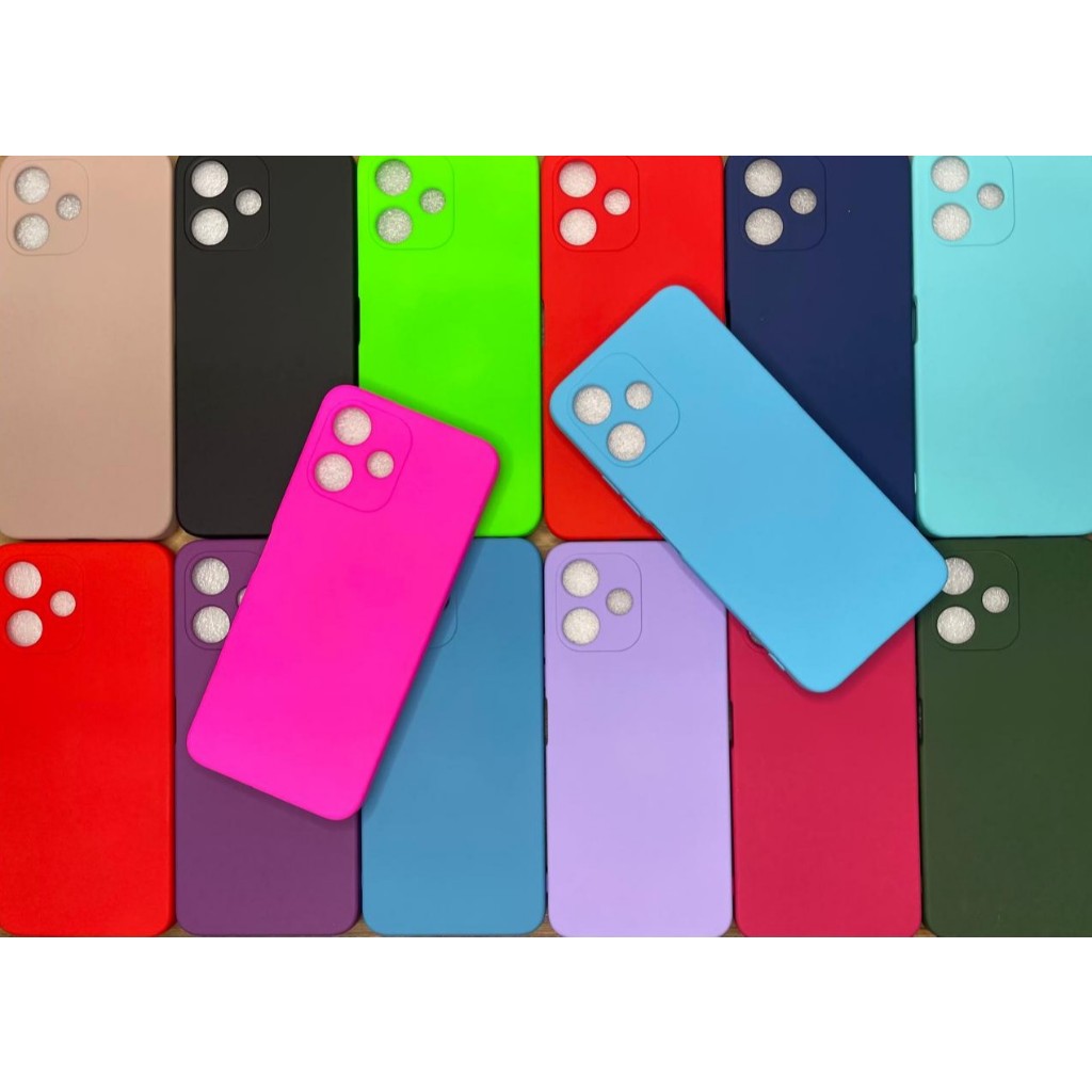 Capa Capinha Para - Redmi 12 5g / Poco M6 - Silicone Aveludado Case em Oferta na Shopee