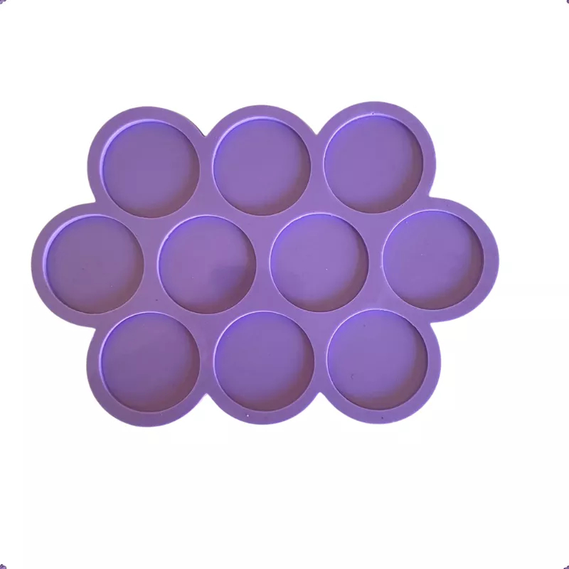 Molde Silicone Bolinha 4cm 10 Cav Resina 3mm Pingente A20 em Oferta na Shopee