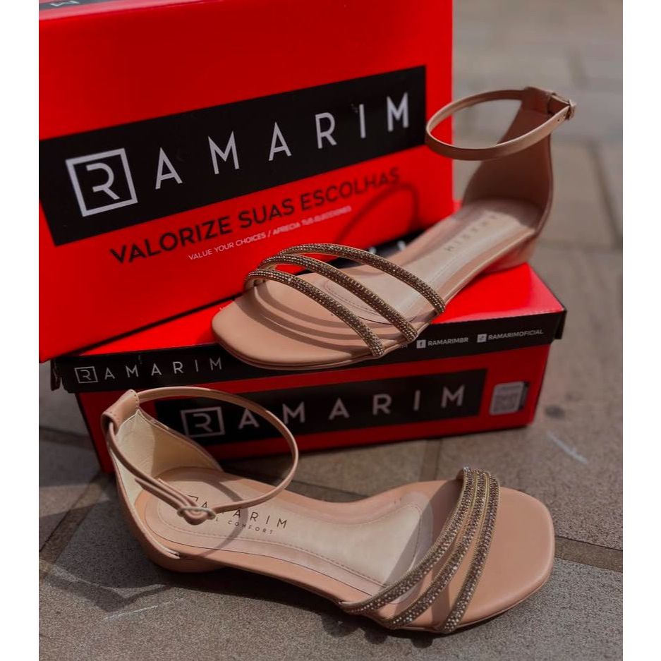 SANDALIA RAMARIM PLUS CAQUI