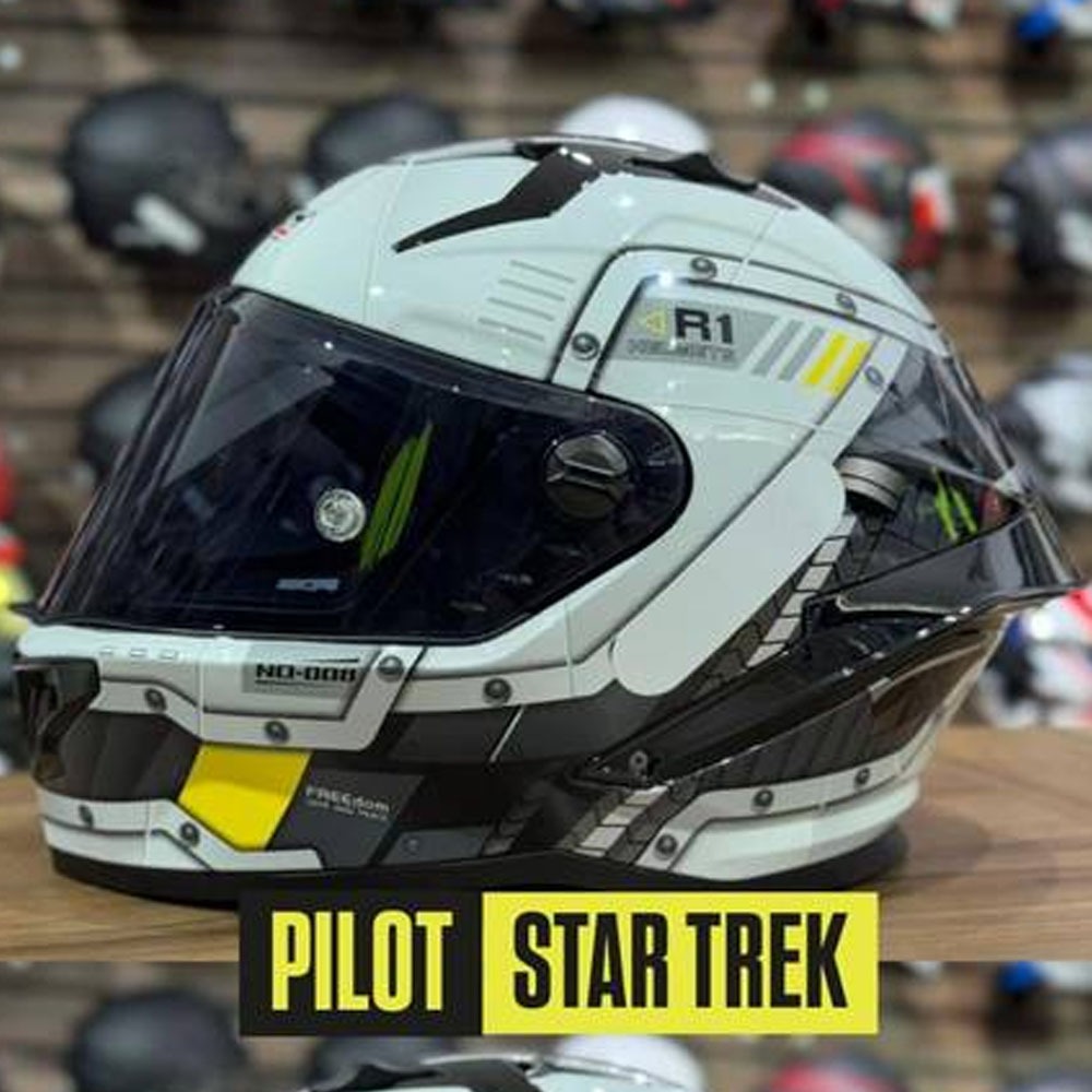 Capacete Fechado Lançamento Gp Tech Pilot Star Trek