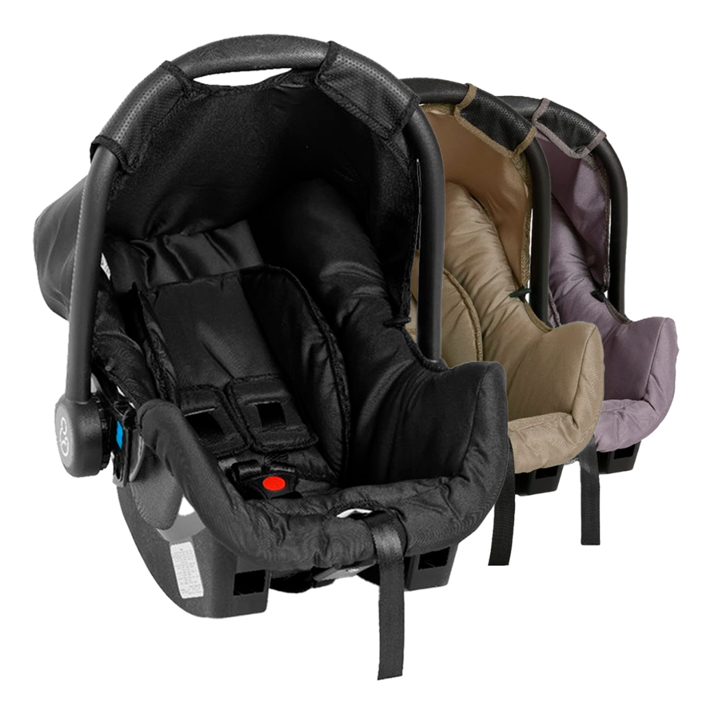 Bebê Conforto Grid Preto Capuccino Cinza Galzerano 8184 0-13kg