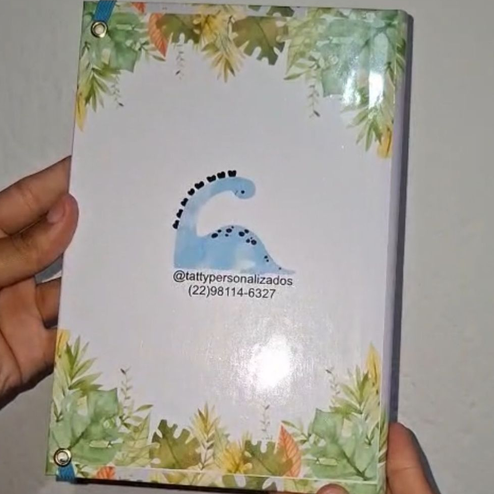Agenda Caderno de brochura pequeno encapado personalizado de 48 folhas.
