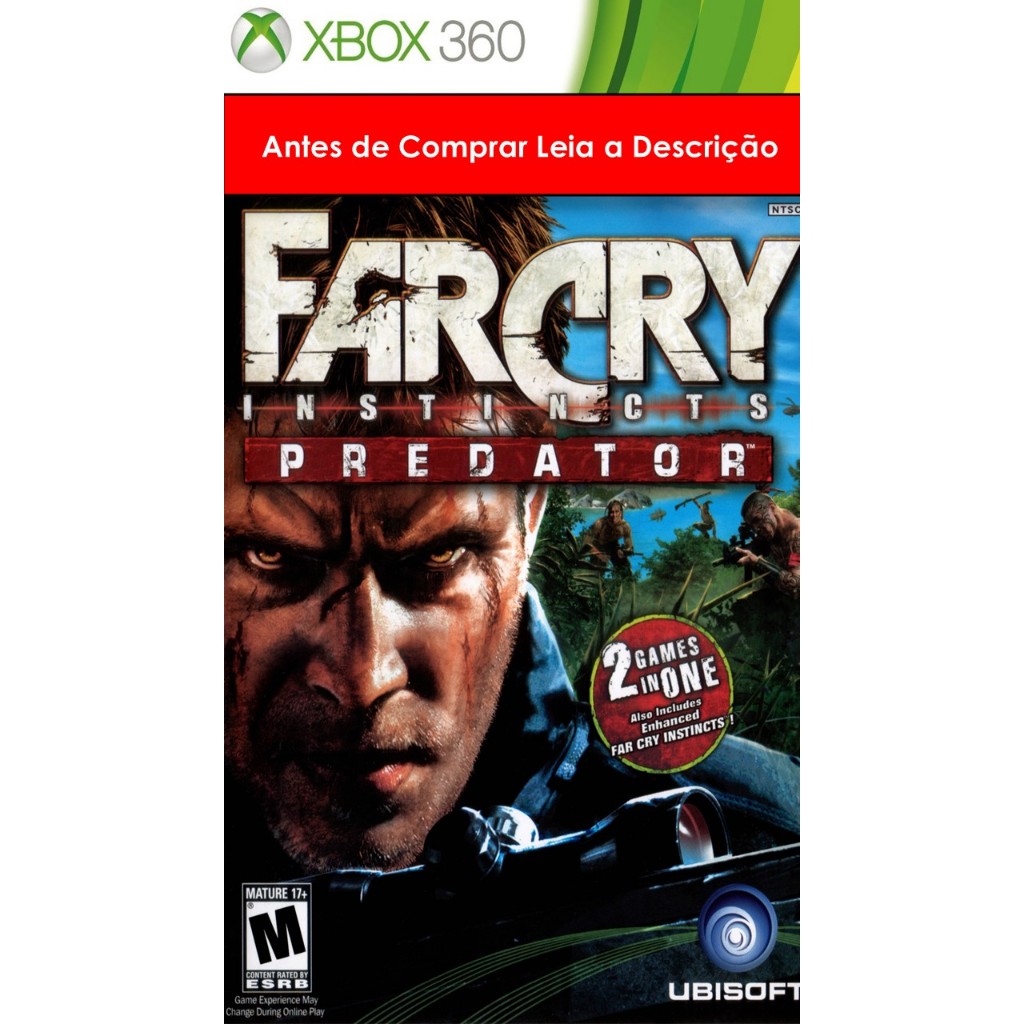 Jogo Far Cry Instincts Predator Xbox 360 Mídia Física