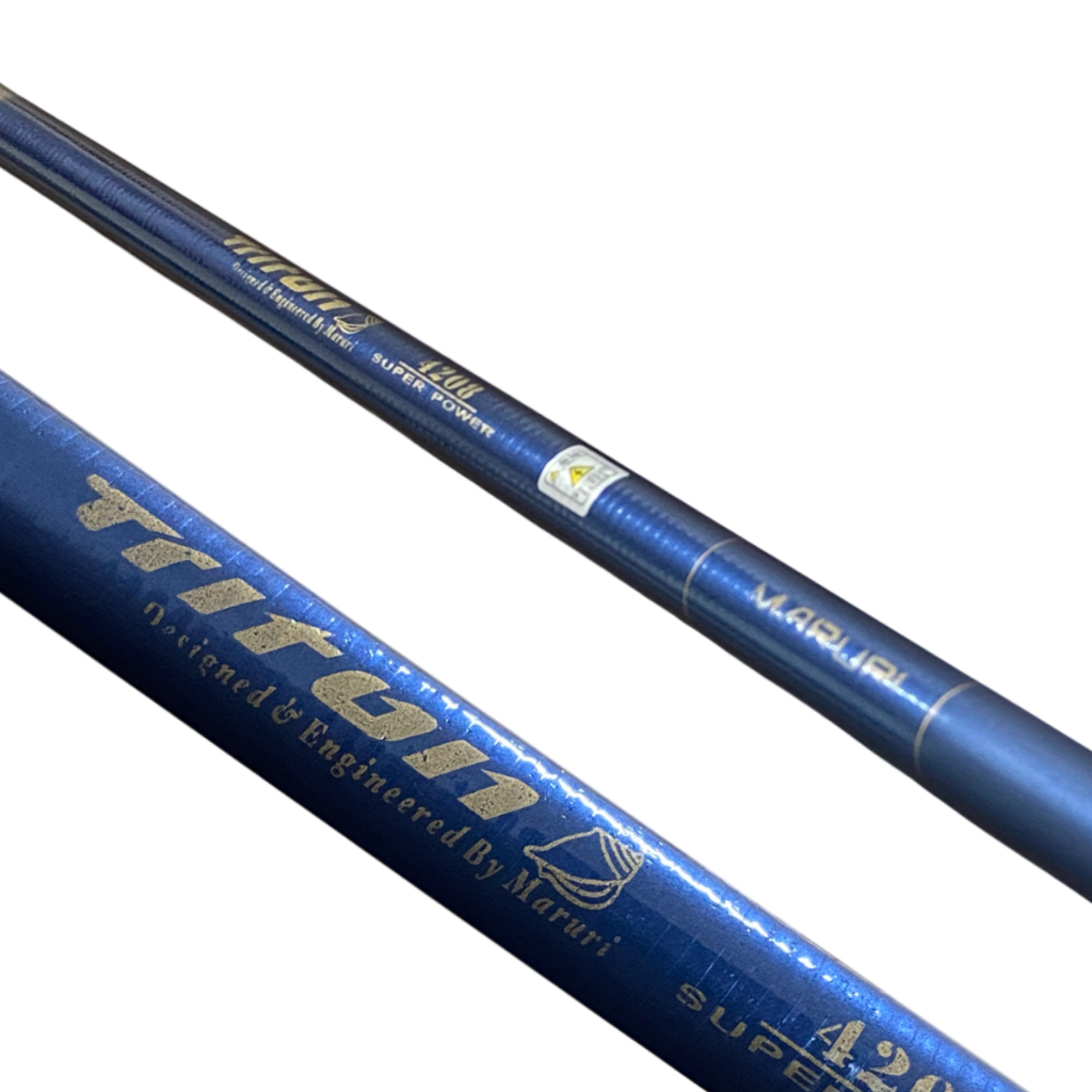 Vara de Pesca Telescópica Retrátil Triton Fibra De Vidro Lazer