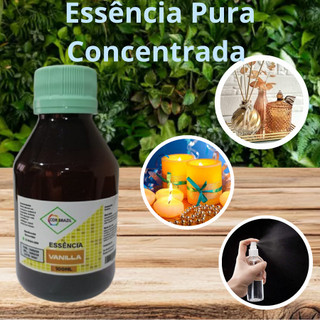 Essência Vanilla Concentrada Aromatizante velas Difusores Perfumes 100ml