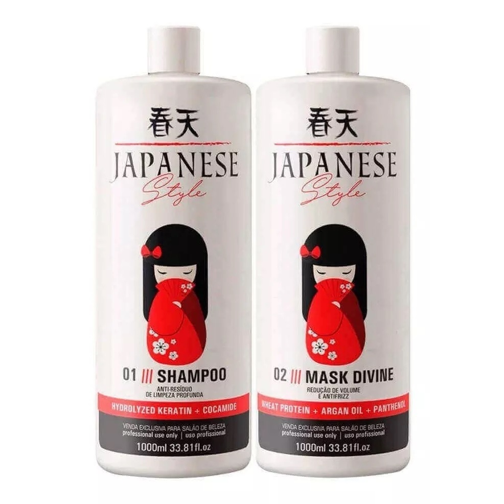 ESCOVA PROGRESSIVA JAPA O MELHOR ALISAMENTO CAPILAR NAO PRECISA RELAXAR 2X1L LISO PERFEITO TOP MARAV