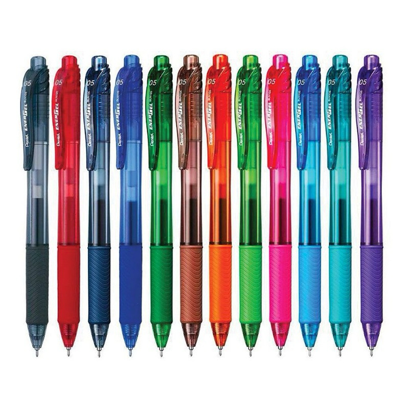Caneta Gel Energel-x 0.5 Pentel - Várias Cores