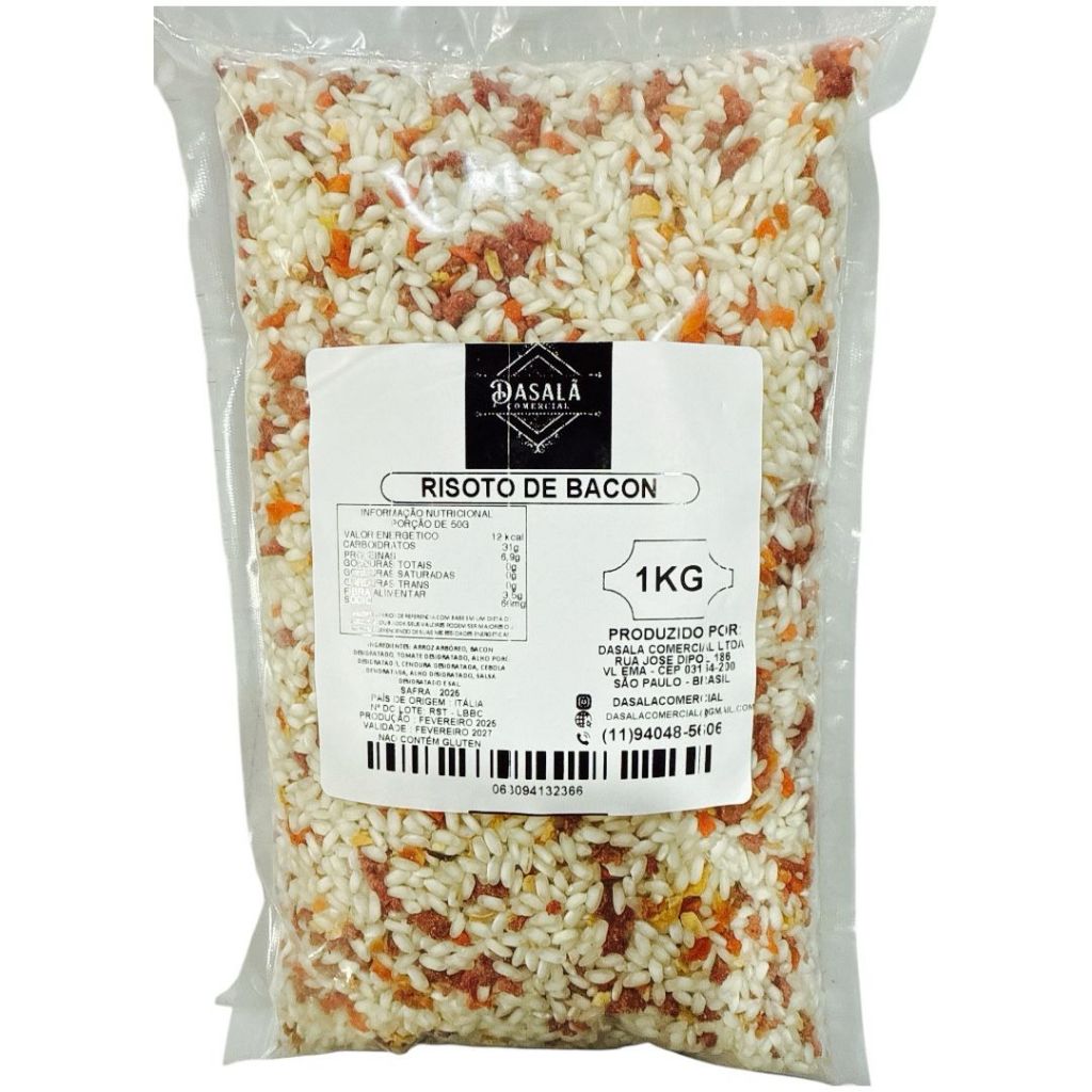 Risoto De Bacon Extra Premium em Oferta na Shopee