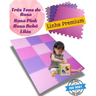 Kit 8 Tatames Tapetes Eva Infantil Para Meninas 50x50cm Com 1cm De Espessura Bebê Academia em Oferta na Shopee