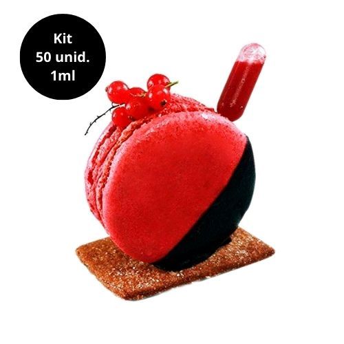 Kit 50 Ampolas Saborizantes 1 ml Cilindro Para Doces Gourmet Brigadeiro Evento Festa em Oferta na Shopee