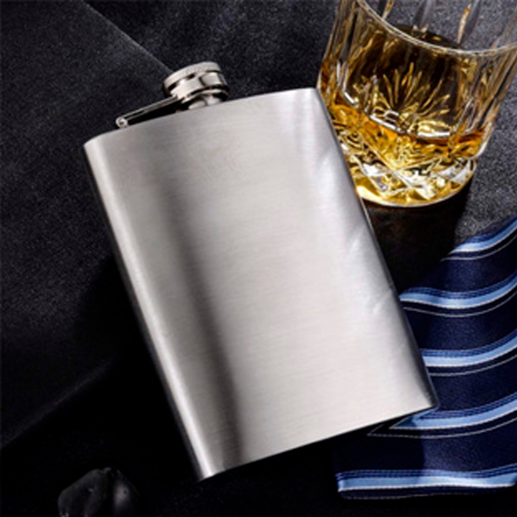 Cantil De Bolso 270ml Aço Inox Porta Bebidas Portátil Top de Linha 9 OZ em Oferta na Shopee