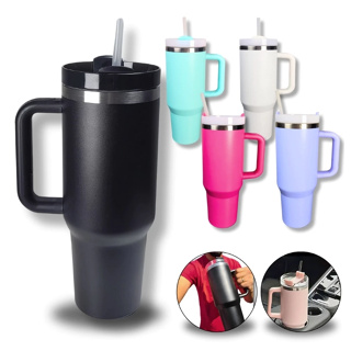 Copo Térmico Inox Portátil 1200ml-500ML Garrafa Térmica Inoxidável com Tampa e Canudo em Oferta na Shopee