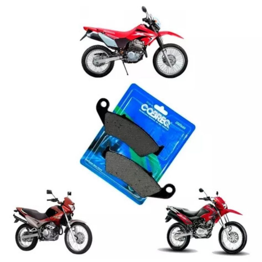 Pastilha Freio Dianteira Moto Biz NX Sahara Falcon XRE 300 em Oferta na Shopee