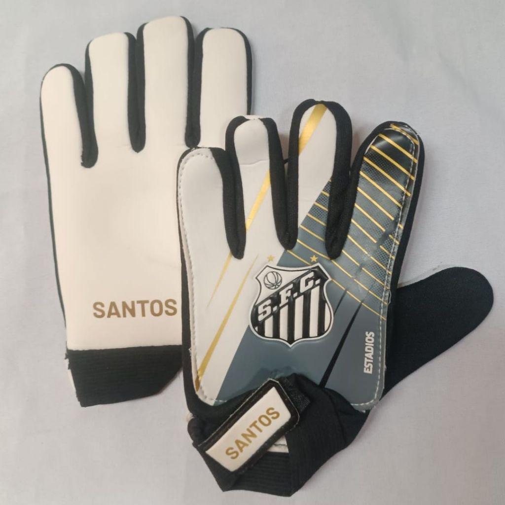 Luva Goleiro Infantil Times Diversos Treino Alta Qualidade