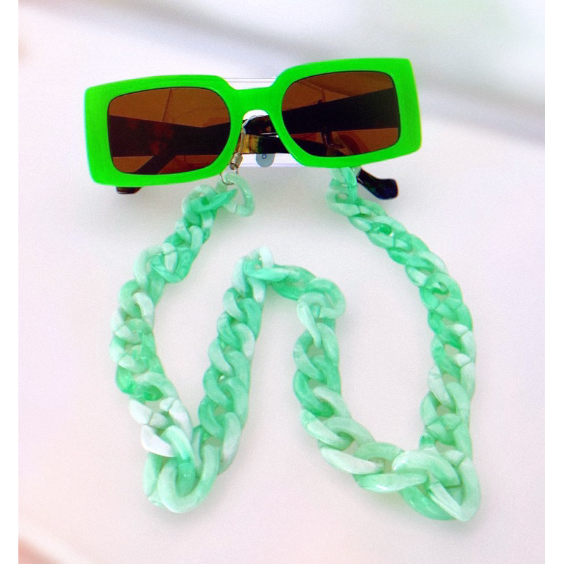 Óculos de Sol Colorido, copa do mundo, óculos de Sol verde, óculos de Sol laranja, óculos de Sol com corrente