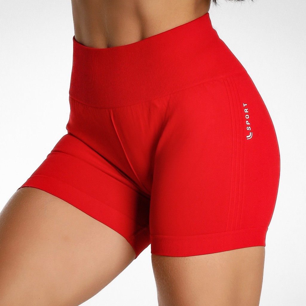 Short Feminino Lupo Sem Costura Com Silicone no Cós Original