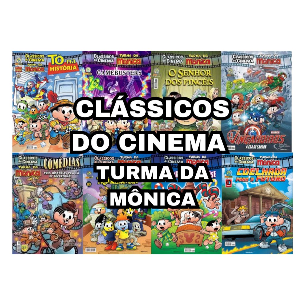 Gibis Revistas - Clássicos do Cinema - Turma da Monica - Títulos Diversos