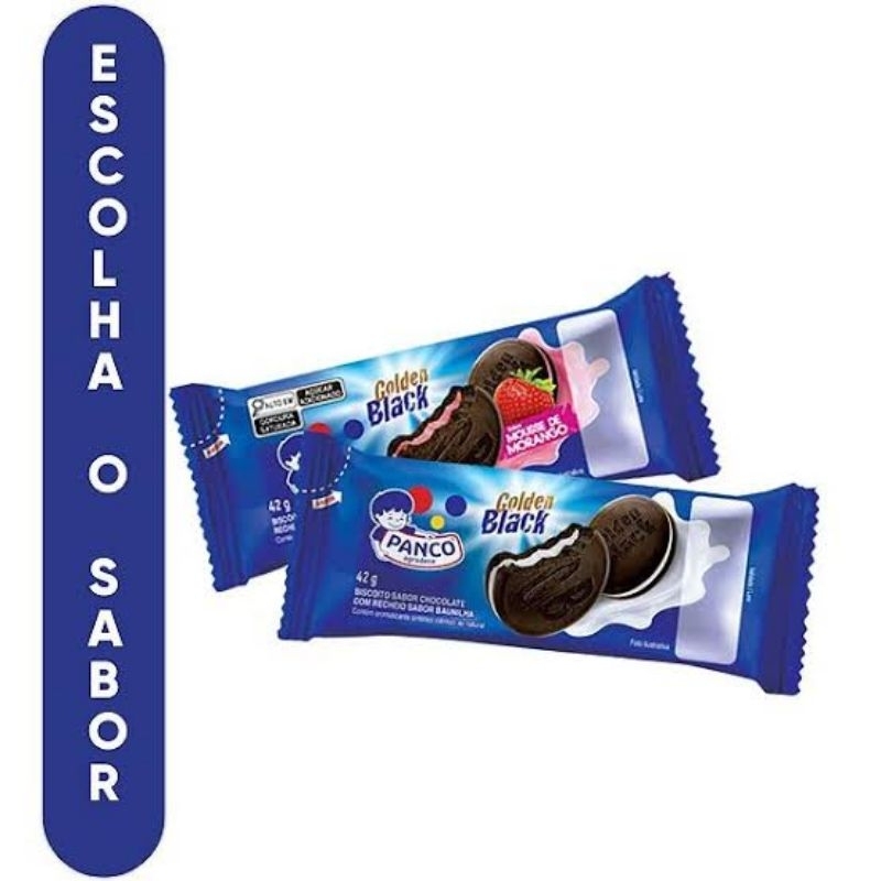 biscoito,bolacha recheada Panco 42g cx c/8uni baunilha ou morango,ideal para cesta de café da manhã, merenda escolar