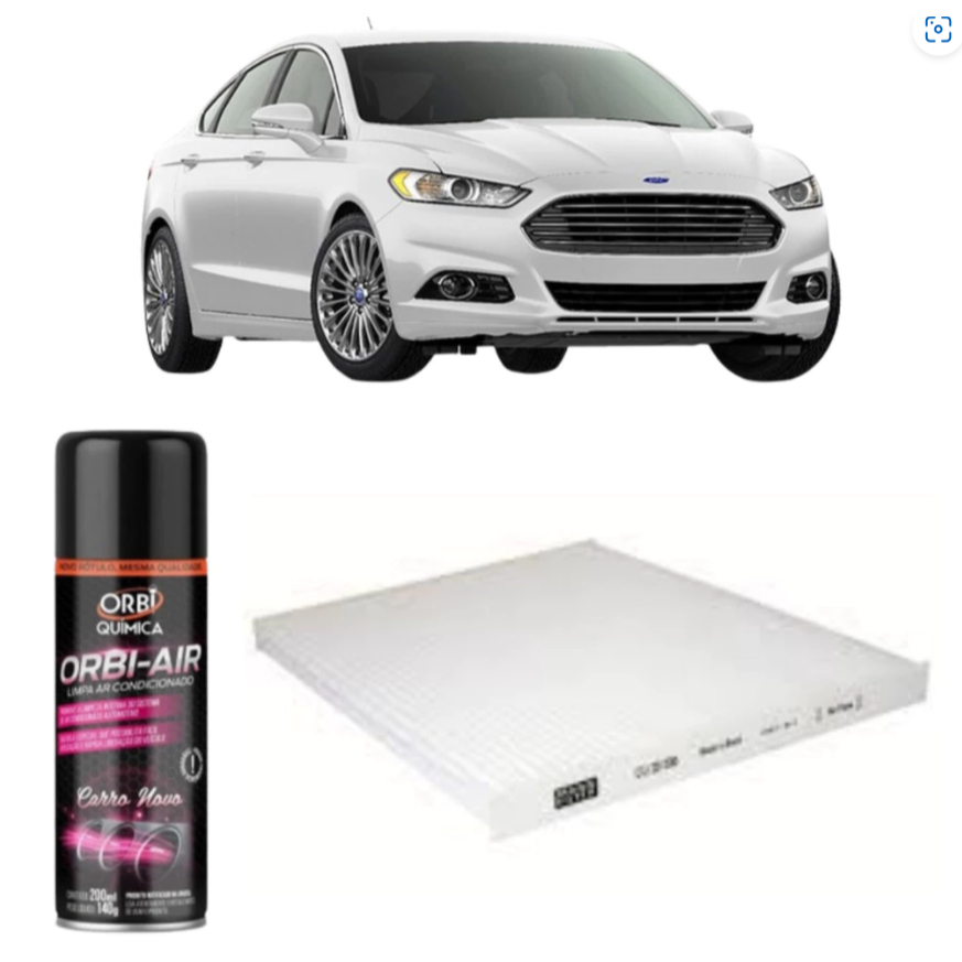 Filtro Ar Condicionado De Cabine Ford Edge Fusion Titanium Hybrid Ecoboost 2012/... em Oferta na Shopee
