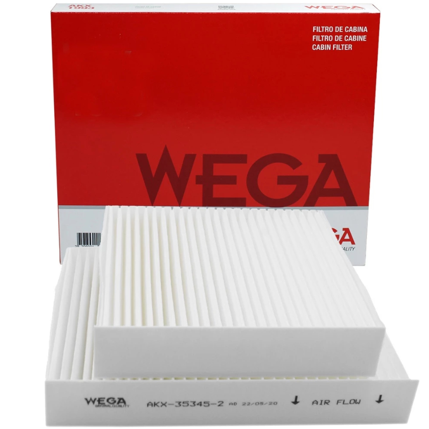 Filtro Cabine Citroen C3, C4, Ds3, Peugeot 2008, 208 (sem carvão) - AKX-35345-2 em Oferta na Shopee