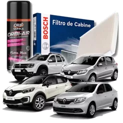 Filtro Cabine Ar Condicionado Carro Nissan Kicks Renault Captur Logan Duster Sandero Expression